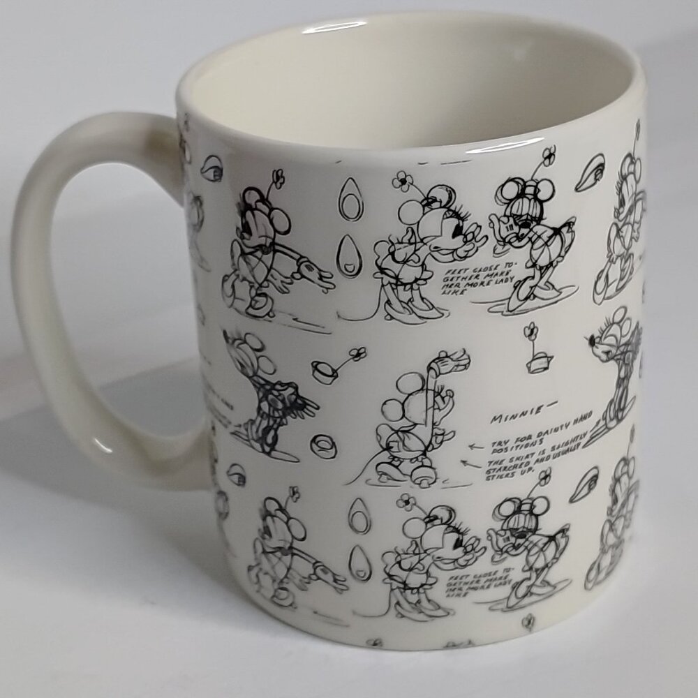Disney Mickey Mouse Sketch Mug - Black and White